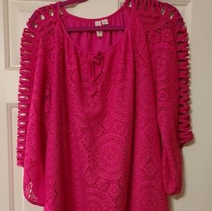 Hot pink summer top